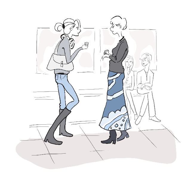 studio art gallery people hyggeligt