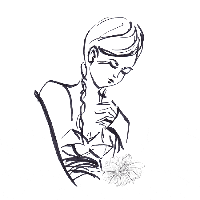 fashion illustration portrait